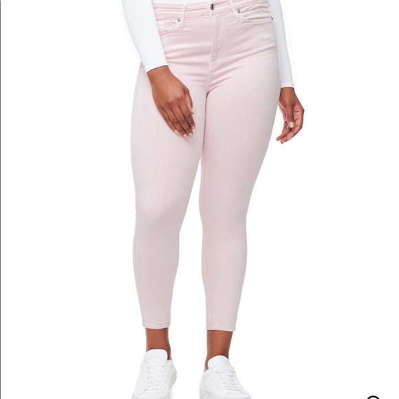 good american pink jeans
